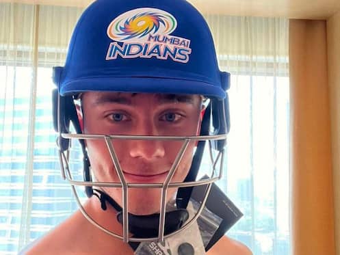 Dewald Brevis All Geared Up In MI Colours For Explosive IPL 2024 (Check Pics)